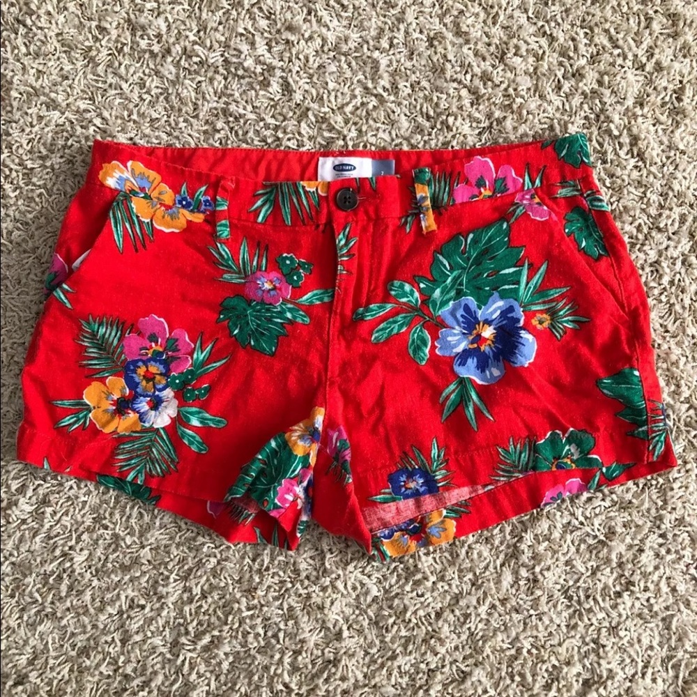 Old Navy Size 2 Hawaiian Print Shorts